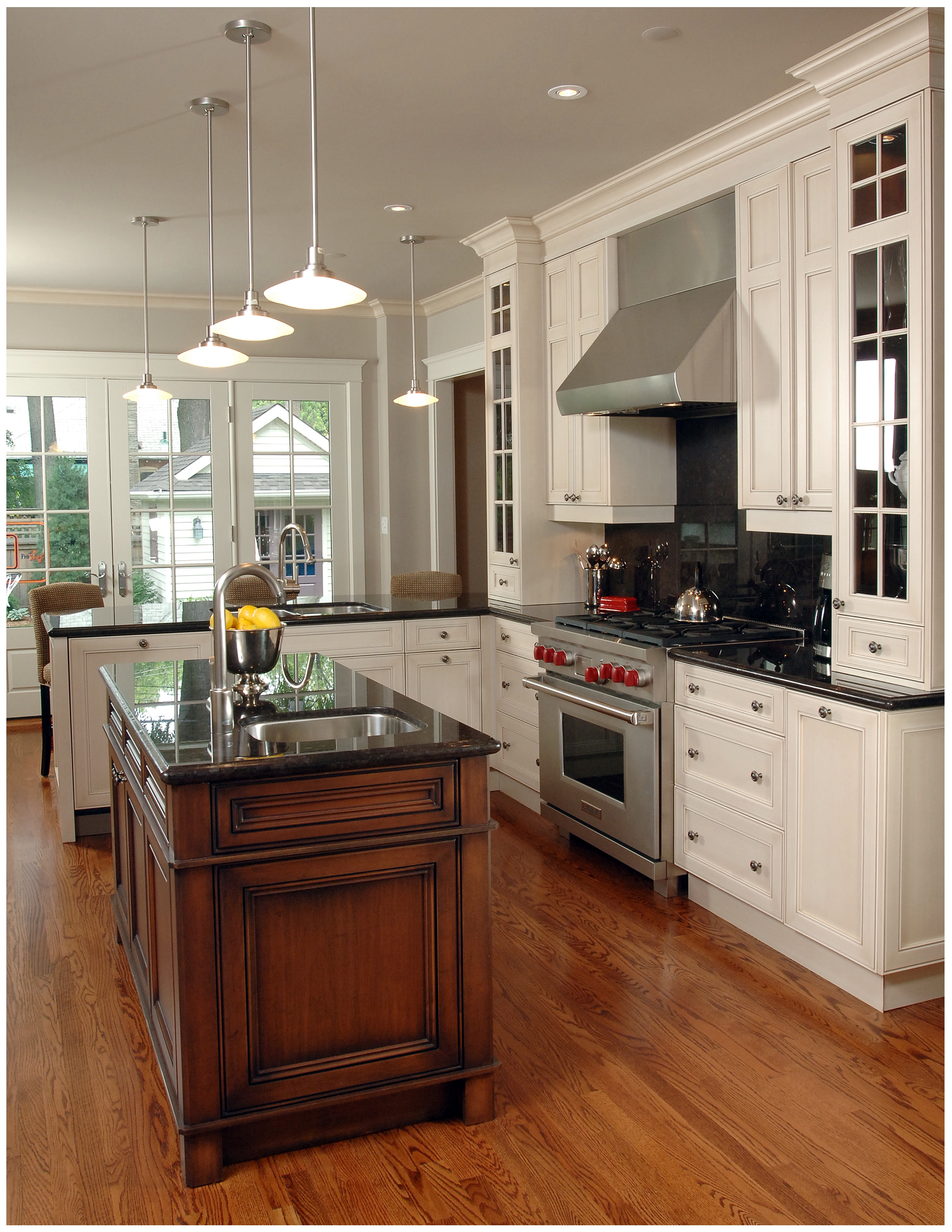 Premium Wood Finish Cabinet Detail